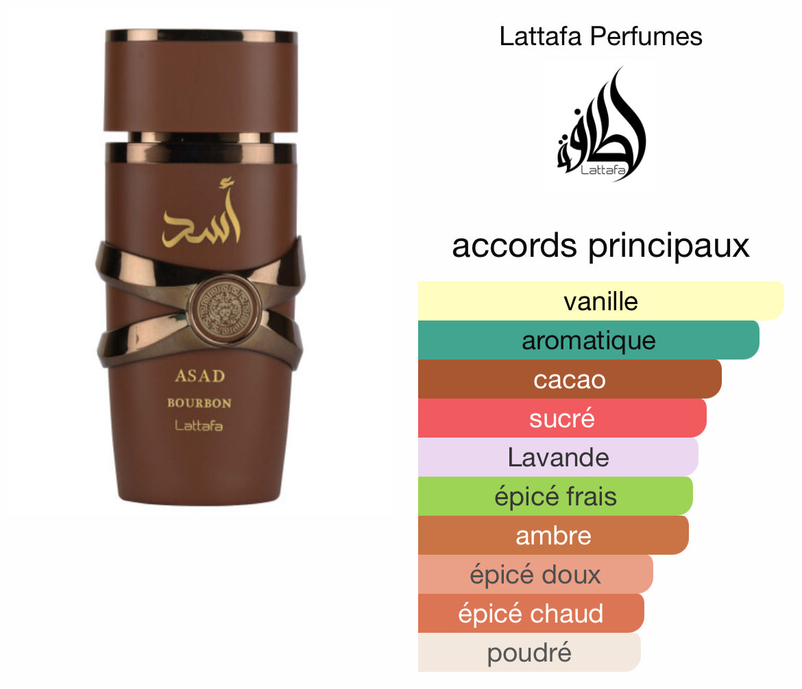 Asad Bourbon - Lattafa - Eau de parfum 100 ml